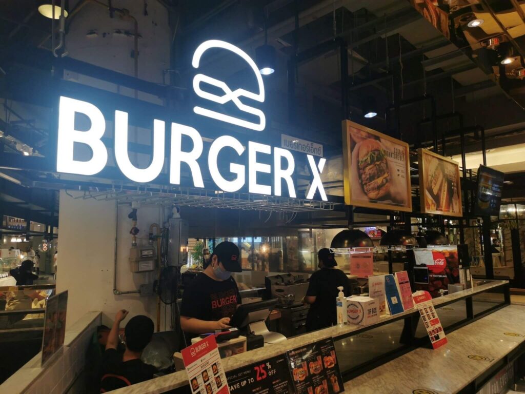 Burger X　バンコク